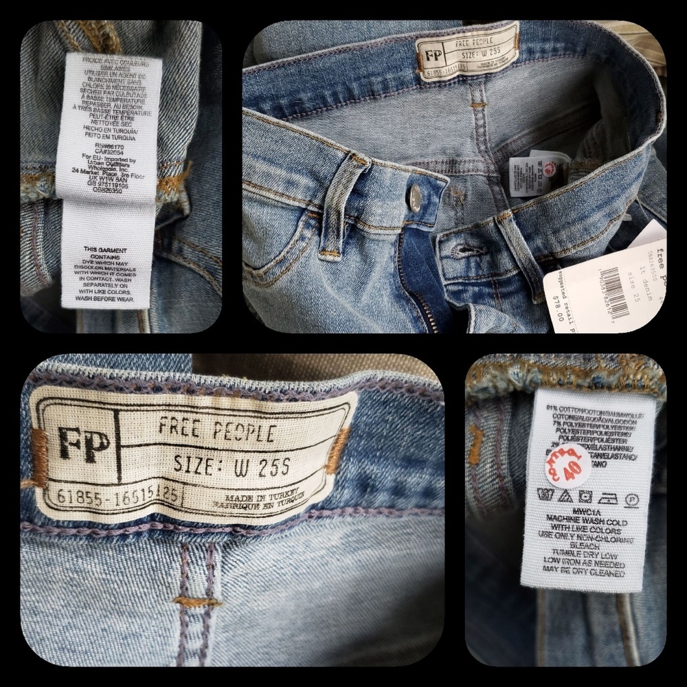 Free People Long & Lean mid hi waist jeggings jean - Picture 8 of 8